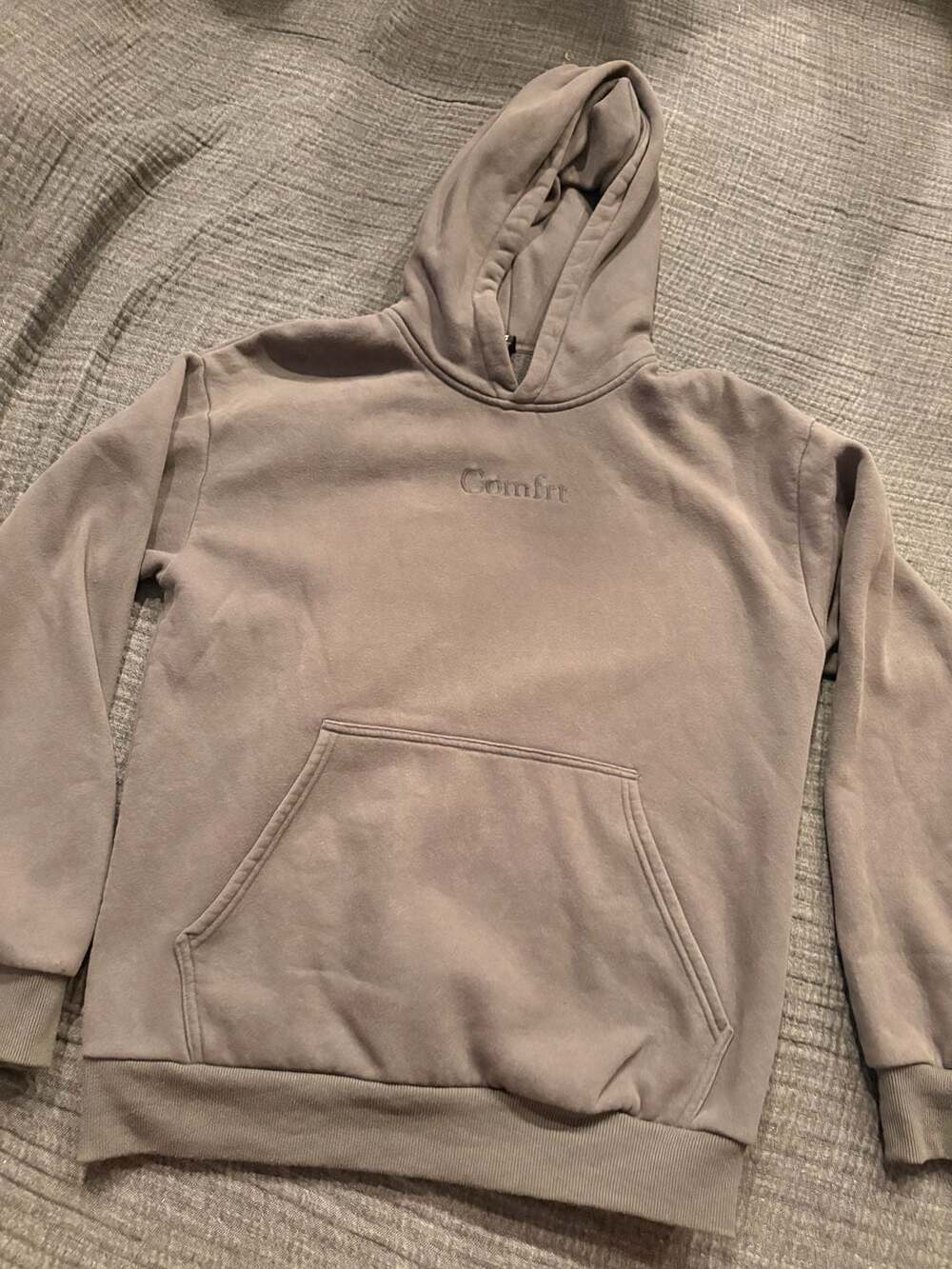 Comfrt Signature Heavyweight Fleece Pullover Hoodie Medium Brown